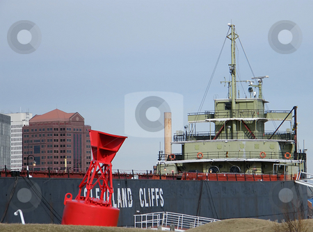 To use this stock image in your creative project, please select the size you need over to the right and click the "Add to Cart" button.
Your downloaded image will come with the Cutcaster watermark removed so don’t worry about the watermark you see on this page. SS Willis B. Boyer and Buoy stock photo, The SS Willis B. Boyer and a Large Red Buoy. The ship is now a museum Ship moored along Toledo Ohio's International Park since 1980. Once held the title for being the World's Largest Bulk Freighter. Built in 1911 by the same co. as the Edmund Fitzgerald. (Great Lakes Engineering Works). This ship was originally named the Col. James M. Schoonmaker, after Col. Schoonmaker (a Civil War Hero, and railroad innovator). City of Toledo acquired the ship in the mid 1980's from the Cleveland Cliffs Steamship Co., thus saving it from the metal scrap yard. by Dazz Lee Photography