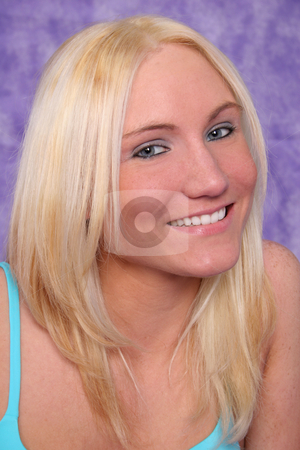 To use this stock image in your creative project, please select the size you need over to the right and click the "Add to Cart" button.
Your downloaded image will come with the Cutcaster watermark removed so don’t worry about the watermark you see on this page. Smile! stock photo, Blond Smile by Gregg Cerenzio