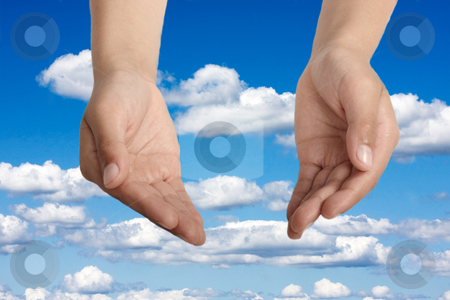 To use this stock image in your creative project, please select the size you need over to the right and click the "Add to Cart" button.
Your downloaded image will come with the Cutcaster watermark removed so don’t worry about the watermark you see on this page. Hands open in religious prayer stock photo, Hands open in religious prayer against sky background by Christopher Meder