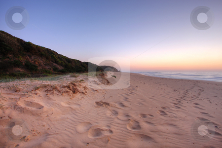 To use this stock image in your creative project, please select the size you need over to the right and click the "Add to Cart" button.
Your downloaded image will come with the Cutcaster watermark removed so don’t worry about the watermark you see on this page. Seascape Dawn stock photo, Sunrise by the beach in Tathra, NSW by Christopher Meder
