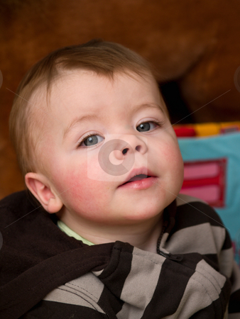 To use this stock image in your creative project, please select the size you need over to the right and click the "Add to Cart" button.
Your downloaded image will come with the Cutcaster watermark removed so don’t worry about the watermark you see on this page. Cute little baby boy looking up stock photo, Cute little baby boy looking up by Phillip Dyhr Hobbs