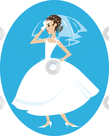 To use this stock image in your creative project, please select the size you need over to the right and click the "Add to Cart" button.
Your downloaded image will come with the Cutcaster watermark removed so don’t worry about the watermark you see on this page. Disappointed bride stock vector clipart, Illustration of a disappointed bride by Vanda Grigorovic