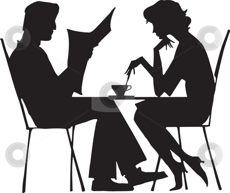 To use this stock image in your creative project, please select the size you need over to the right and click the "Add to Cart" button.
Your downloaded image will come with the Cutcaster watermark removed so don’t worry about the watermark you see on this page. Silhouette of a couple stock vector clipart, by Vanda Grigorovic