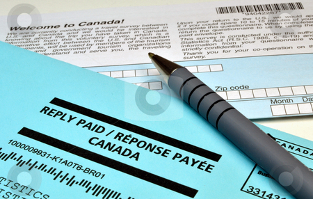 To use this stock image in your creative project, please select the size you need over to the right and click the "Add to Cart" button.
Your downloaded image will come with the Cutcaster watermark removed so don’t worry about the watermark you see on this page. Envelope and form stock photo, Reply paid envelope and Canadian survey form by Fernando Barozza