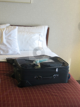 To use this stock image in your creative project, please select the size you need over to the right and click the "Add to Cart" button.
Your downloaded image will come with the Cutcaster watermark removed so don’t worry about the watermark you see on this page. Luggage in hotel room stock photo, Luggage in the beds of a hotel room by Albert Lozano