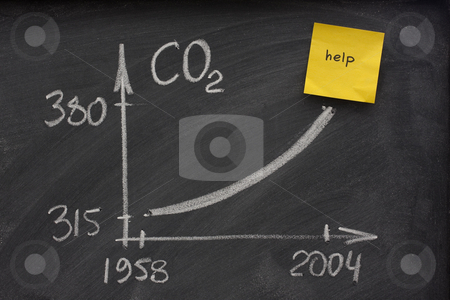 To use this stock image in your creative project, please select the size you need over to the right and click the "Add to Cart" button.
Your downloaded image will come with the Cutcaster watermark removed so don’t worry about the watermark you see on this page. Growing concentration of carbon dioxide stock photo, Growing concentration of atmospheric carbon dioxide recorded at Mauna Loa observatory, Hawaii - rough representation with white chalk on school blackboard with yellow sticky note calling for help by Marek Uliasz