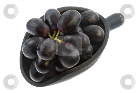 To use this stock image in your creative project, please select the size you need over to the right and click the "Add to Cart" button.
Your downloaded image will come with the Cutcaster watermark removed so don’t worry about the watermark you see on this page. Scoop of black grapes stock photo, Bunch of black grapes on a rustic wooden scoop isolated on white by Marek Uliasz