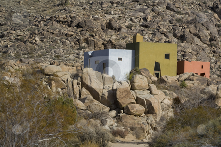 To use this stock image in your creative project, please select the size you need over to the right and click the "Add to Cart" button.
Your downloaded image will come with the Cutcaster watermark removed so don’t worry about the watermark you see on this page. Art Deco house in Joshua Tree stock photo, by Didier Tais