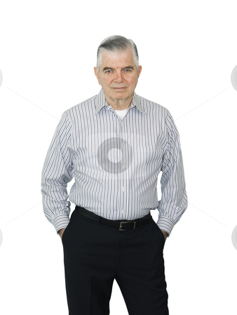To use this stock image in your creative project, please select the size you need over to the right and click the "Add to Cart" button.
Your downloaded image will come with the Cutcaster watermark removed so don’t worry about the watermark you see on this page. Senior looking at camera stock photo, Senior looking at camera on a white background by John Teeter