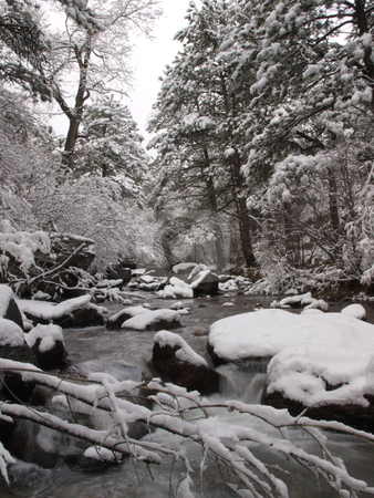 To use this stock image in your creative project, please select the size you need over to the right and click the "Add to Cart" button.
Your downloaded image will come with the Cutcaster watermark removed so don’t worry about the watermark you see on this page. Winter River stock photo, A color image of a mountain river during winter. by Michael Rice