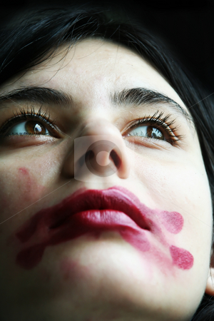 To use this stock image in your creative project, please select the size you need over to the right and click the "Add to Cart" button.
Your downloaded image will come with the Cutcaster watermark removed so don’t worry about the watermark you see on this page. covered by lipstick stock photo, The nice girl is covered by lipstick by Aleksandr GAvrilov