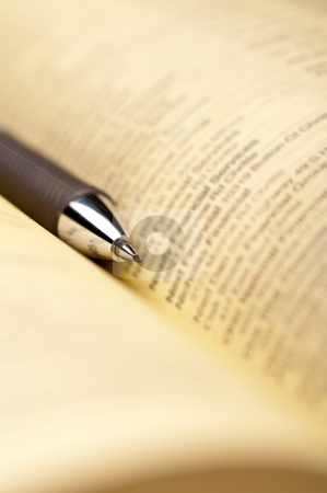 To use this stock image in your creative project, please select the size you need over to the right and click the "Add to Cart" button.
Your downloaded image will come with the Cutcaster watermark removed so don’t worry about the watermark you see on this page. Verical shallow focus close up of a mechanical pencil on yellow stock photo, Verical shallow focus close up of a mechanical pencil on yellow pages of a phone book by Vince Clements