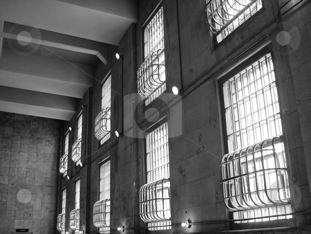 To use this stock image in your creative project, please select the size you need over to the right and click the "Add to Cart" button.
Your downloaded image will come with the Cutcaster watermark removed so don’t worry about the watermark you see on this page. Alcatraz windows stock photo, Barred windows in Alcatraz prison by Jaime Pharr