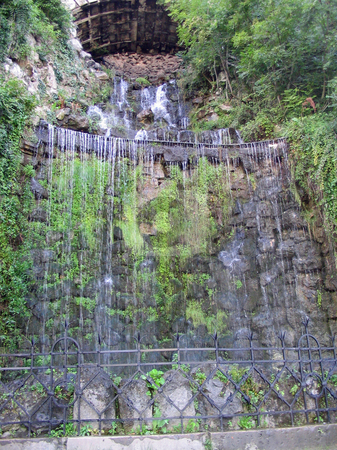 To use this stock image in your creative project, please select the size you need over to the right and click the "Add to Cart" button.
Your downloaded image will come with the Cutcaster watermark removed so don’t worry about the watermark you see on this page. Waterfall stock photo, Waterfall in Budapest Hungary by Jaime Pharr