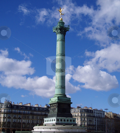 To use this stock image in your creative project, please select the size you need over to the right and click the "Add to Cart" button.
Your downloaded image will come with the Cutcaster watermark removed so don’t worry about the watermark you see on this page. Place de la Bastille stock photo, July column at Place de la Bastille in Paris by Jaime Pharr