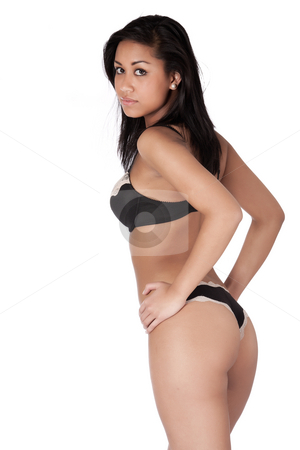 To use this stock image in your creative project, please select the size you need over to the right and click the "Add to Cart" button.
Your downloaded image will come with the Cutcaster watermark removed so don’t worry about the watermark you see on this page. Young beautifull African woman in lingerie stock photo, Lingerie portrait of a young beautifull african woman by Frenk and Danielle Kaufmann
