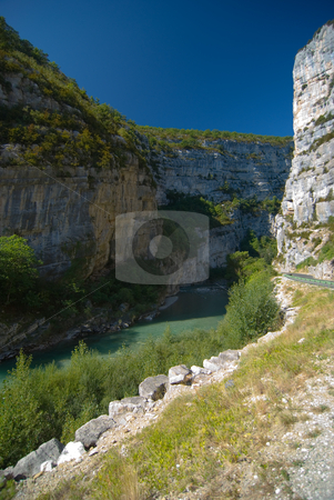 To use this stock image in your creative project, please select the size you need over to the right and click the "Add to Cart" button.
Your downloaded image will come with the Cutcaster watermark removed so don’t worry about the watermark you see on this page. Verdonschlucht, Gorges du Verdon, Grand Canyon du Verdon stock photo, Die Verdonschlucht (frz. Gorges du Verdon), umgangssprachlich auch Grand Canyon du Verdon, ist eine Schlucht in der franz?sischen Provence, Departement Alpes-de-Haute-Provence. - The Verdon Gorge (in French: Gorges du Verdon or Grand canyon du Verdon), in south-eastern France (Alpes-de-Haute-Provence), is a river canyon that is considered by many to be Europe's most beautiful. by Wolfgang Heidasch