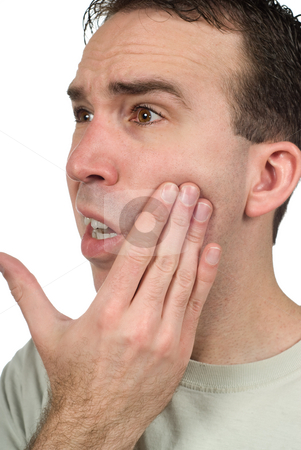 To use this stock image in your creative project, please select the size you need over to the right and click the "Add to Cart" button.
Your downloaded image will come with the Cutcaster watermark removed so don’t worry about the watermark you see on this page. Man With Toothache stock photo, Closeup view of a man holding his mouth and suffering from a toothache by Richard Nelson