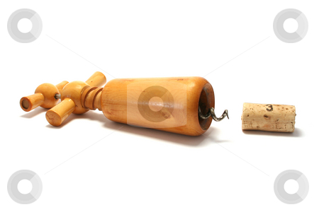 To use this stock image in your creative project, please select the size you need over to the right and click the "Add to Cart" button.
Your downloaded image will come with the Cutcaster watermark removed so don’t worry about the watermark you see on this page. Wooden Corkscrew and Cork stock photo, Well used wooden corkscrew ot the twist and reverse kind with a cork by Helen Shorey