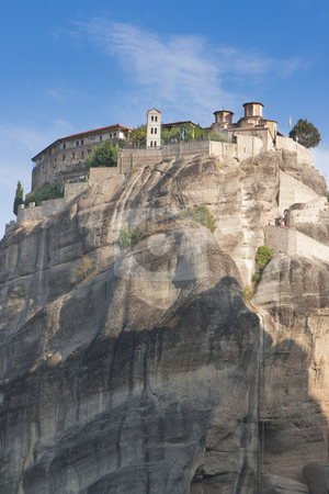 To use this stock image in your creative project, please select the size you need over to the right and click the "Add to Cart" button.
Your downloaded image will come with the Cutcaster watermark removed so don’t worry about the watermark you see on this page. Meteora travel stock photo, View of the meteora monasteries monuments travel destination in greece by Ivan Montero