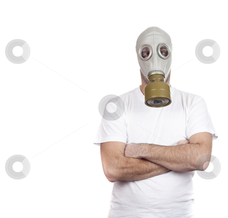 To use this stock image in your creative project, please select the size you need over to the right and click the "Add to Cart" button.
Your downloaded image will come with the Cutcaster watermark removed so don’t worry about the watermark you see on this page. Gas mask danger stock photo, A man wearing a gas mask environment danger concept image by Ivan Montero