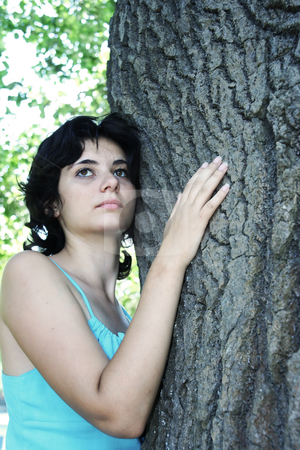 To use this stock image in your creative project, please select the size you need over to the right and click the "Add to Cart" button.
Your downloaded image will come with the Cutcaster watermark removed so don’t worry about the watermark you see on this page. Embraced a tree stock photo, The beautiful girl has embraced a tree by Aleksandr GAvrilov