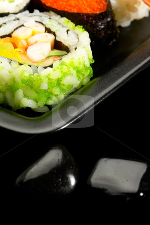 To use this stock image in your creative project, please select the size you need over to the right and click the "Add to Cart" button.
Your downloaded image will come with the Cutcaster watermark removed so don’t worry about the watermark you see on this page. Sushi plate stock photo, Fresh assorted colorfull sushi plate over black by Francesco Perre