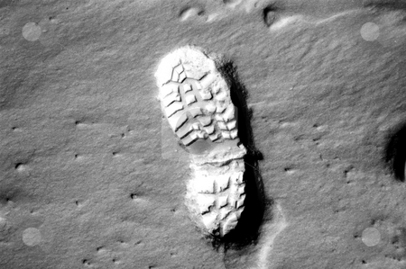 To use this stock image in your creative project, please select the size you need over to the right and click the "Add to Cart" button.
Your downloaded image will come with the Cutcaster watermark removed so don’t worry about the watermark you see on this page. Footprint on moon stock photo, Footprint on snow: man on the moon concept by ALESSANDRO TERMIGNONE