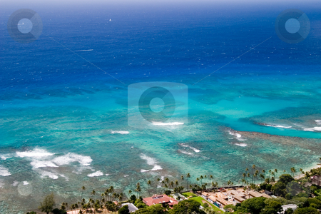 To use this stock image in your creative project, please select the size you need over to the right and click the "Add to Cart" button.
Your downloaded image will come with the Cutcaster watermark removed so don’t worry about the watermark you see on this page. Paradise Blue stock photo, The beautiful blue ocean off the coast of Diamond Head volcano. by Rick Parsons
