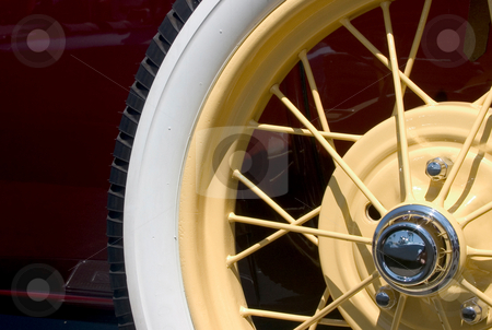 To use this stock image in your creative project, please select the size you need over to the right and click the "Add to Cart" button.
Your downloaded image will come with the Cutcaster watermark removed so don’t worry about the watermark you see on this page. Vintage stock photo, Classic Car Close-Up, spare wheel by Rick Parsons