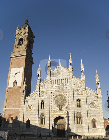 To use this stock image in your creative project, please select the size you need over to the right and click the "Add to Cart" button.
Your downloaded image will come with the Cutcaster watermark removed so don’t worry about the watermark you see on this page. Duomo of Monza stock photo, Duomo of Monza facade in a sunny late afternoon by Roberto Marinello