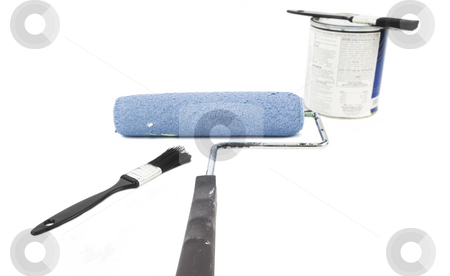 To use this stock image in your creative project, please select the size you need over to the right and click the "Add to Cart" button.
Your downloaded image will come with the Cutcaster watermark removed so don’t worry about the watermark you see on this page. Painting Supplies stock photo, Painting supplies laying on a white background by John Teeter