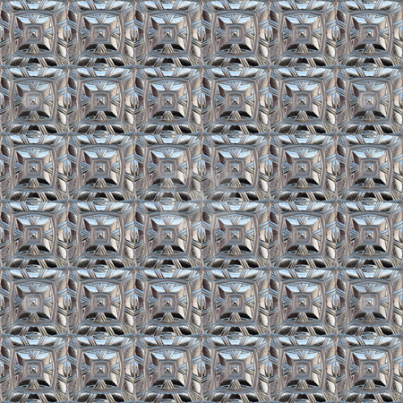 To use this stock image in your creative project, please select the size you need over to the right and click the "Add to Cart" button.
Your downloaded image will come with the Cutcaster watermark removed so don’t worry about the watermark you see on this page. Silver squares pattern stock photo, Seamless texture of glossy metal classic ornamental shapes by Wino Evertz