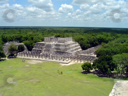 To use this stock image in your creative project, please select the size you need over to the right and click the "Add to Cart" button.
Your downloaded image will come with the Cutcaster watermark removed so don’t worry about the watermark you see on this page. Chichen itza ruins stock photo, Ruins of the maya city chichen itza, view from el castillo by Roberto Marinello