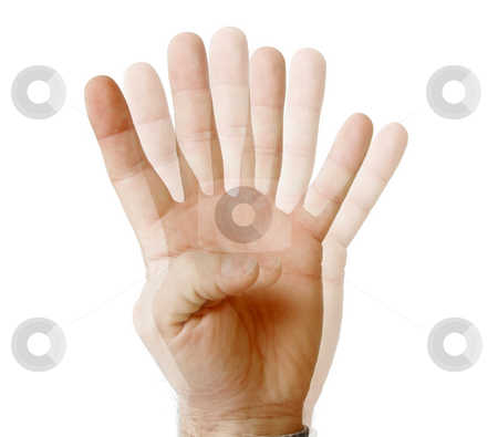 To use this stock image in your creative project, please select the size you need over to the right and click the "Add to Cart" button.
Your downloaded image will come with the Cutcaster watermark removed so don’t worry about the watermark you see on this page. See fingers stock photo, Many fingers seen on single hand isolated on white by Julija Sapic