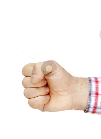To use this stock image in your creative project, please select the size you need over to the right and click the "Add to Cart" button.
Your downloaded image will come with the Cutcaster watermark removed so don’t worry about the watermark you see on this page. Fist isolated on white stock photo, Man hand fist isolated on white background by Julija Sapic