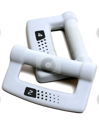 To use this stock image in your creative project, please select the size you need over to the right and click the "Add to Cart" button.
Your downloaded image will come with the Cutcaster watermark removed so don’t worry about the watermark you see on this page. Drumbell stock photo, Two dark gray barbell's 2 and 4 lbs over white background. by Horst Petzold