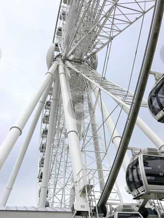 To use this stock image in your creative project, please select the size you need over to the right and click the "Add to Cart" button.
Your downloaded image will come with the Cutcaster watermark removed so don’t worry about the watermark you see on this page. Ferry wheel stock photo, A giant ferry wheel in an amusement park in Niagara Falls. by Horst Petzold