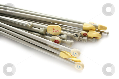 To use this stock image in your creative project, please select the size you need over to the right and click the "Add to Cart" button.
Your downloaded image will come with the Cutcaster watermark removed so don’t worry about the watermark you see on this page. Knitting Needles stock photo, Variety of knitting needles in different sizes - both European millimetres and UK sizes by Helen Shorey