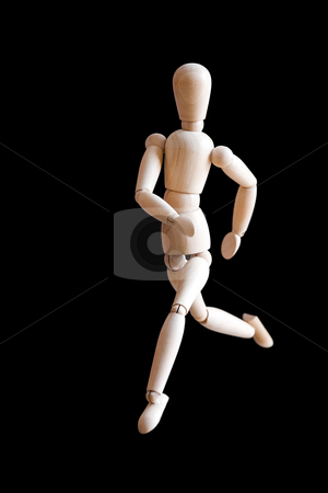 To use this stock image in your creative project, please select the size you need over to the right and click the "Add to Cart" button.
Your downloaded image will come with the Cutcaster watermark removed so don’t worry about the watermark you see on this page. Generic Runner stock photo, A wooden figurine running isolated over a black colored background. by Todd Arena