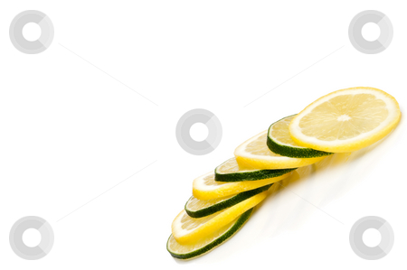 To use this stock image in your creative project, please select the size you need over to the right and click the "Add to Cart" button.
Your downloaded image will come with the Cutcaster watermark removed so don’t worry about the watermark you see on this page. A tilted horizontal close-up of juicy fresh cut lemon and lime stock photo, A tilted horizontal close-up of juicy fresh cut lemon and lime slices with space for copy by Vince Clements