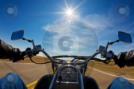 To use this stock image in your creative project, please select the size you need over to the right and click the "Add to Cart" button.
Your downloaded image will come with the Cutcaster watermark removed so don’t worry about the watermark you see on this page. Bikers view stock photo, Biker enjoying a ride in the country side on a sunny day by Steve Mcsweeny