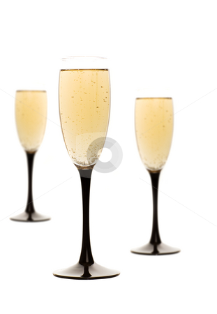 To use this stock image in your creative project, please select the size you need over to the right and click the "Add to Cart" button.
Your downloaded image will come with the Cutcaster watermark removed so don’t worry about the watermark you see on this page. Champagne drinks stock photo, Three champagne glasses isolated on white with focus on front glass by Steve Mcsweeny