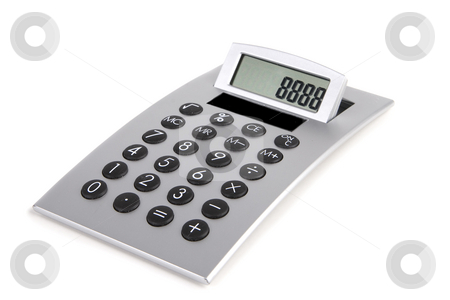 To use this stock image in your creative project, please select the size you need over to the right and click the "Add to Cart" button.
Your downloaded image will come with the Cutcaster watermark removed so don’t worry about the watermark you see on this page. Calculator stock photo, Silver calculator close-up on a white background by Steve Mcsweeny