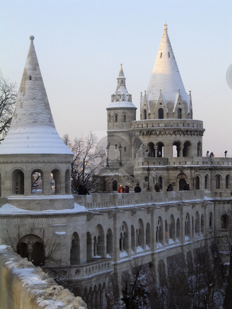 To use this stock image in your creative project, please select the size you need over to the right and click the "Add to Cart" button.
Your downloaded image will come with the Cutcaster watermark removed so don’t worry about the watermark you see on this page. Fishermen's Bastion stock photo, Towers of Fishermen's bastion, on the hill of Buda by Alessandro Rizzolli