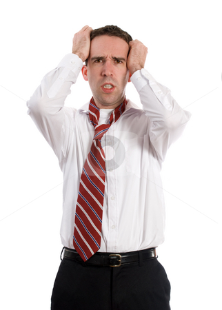 To use this stock image in your creative project, please select the size you need over to the right and click the "Add to Cart" button.
Your downloaded image will come with the Cutcaster watermark removed so don’t worry about the watermark you see on this page. Stress Headache stock photo, A young business employee is getting a headache from all the stress, isolated against a white background by Richard Nelson