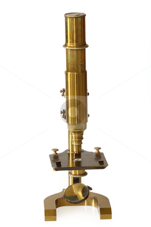 To use this stock image in your creative project, please select the size you need over to the right and click the "Add to Cart" button.
Your downloaded image will come with the Cutcaster watermark removed so don’t worry about the watermark you see on this page. Vintage microscope stock photo, Old fashioned microscope from the 19th century. Isolated on white background. by Birgit Reitz-Hofmann