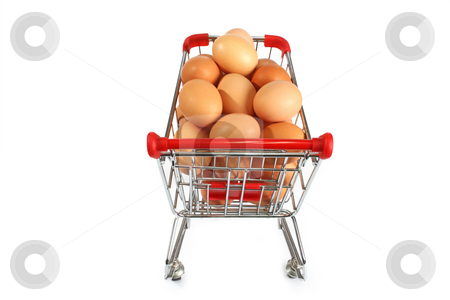 To use this stock image in your creative project, please select the size you need over to the right and click the "Add to Cart" button.
Your downloaded image will come with the Cutcaster watermark removed so don’t worry about the watermark you see on this page. Shopping stock photo, Shopping trolley filled with brown eggs on bright background by Birgit Reitz-Hofmann