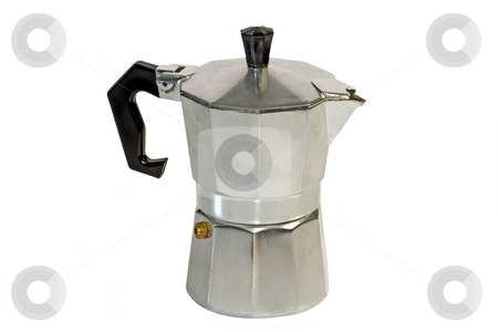 To use this stock image in your creative project, please select the size you need over to the right and click the "Add to Cart" button.
Your downloaded image will come with the Cutcaster watermark removed so don’t worry about the watermark you see on this page. Espresso pot stock photo, An isolated espresso maker on white background by Birgit Reitz-Hofmann