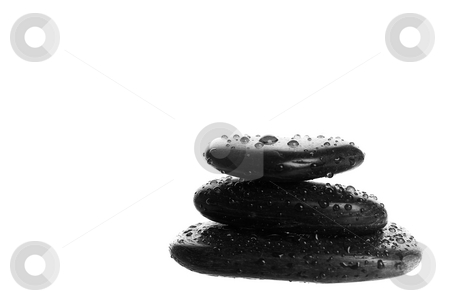 To use this stock image in your creative project, please select the size you need over to the right and click the "Add to Cart" button.
Your downloaded image will come with the Cutcaster watermark removed so don’t worry about the watermark you see on this page. Zen Stones stock photo, Zen massage stones with water droplets. Shot on white background. by Brenda Carson